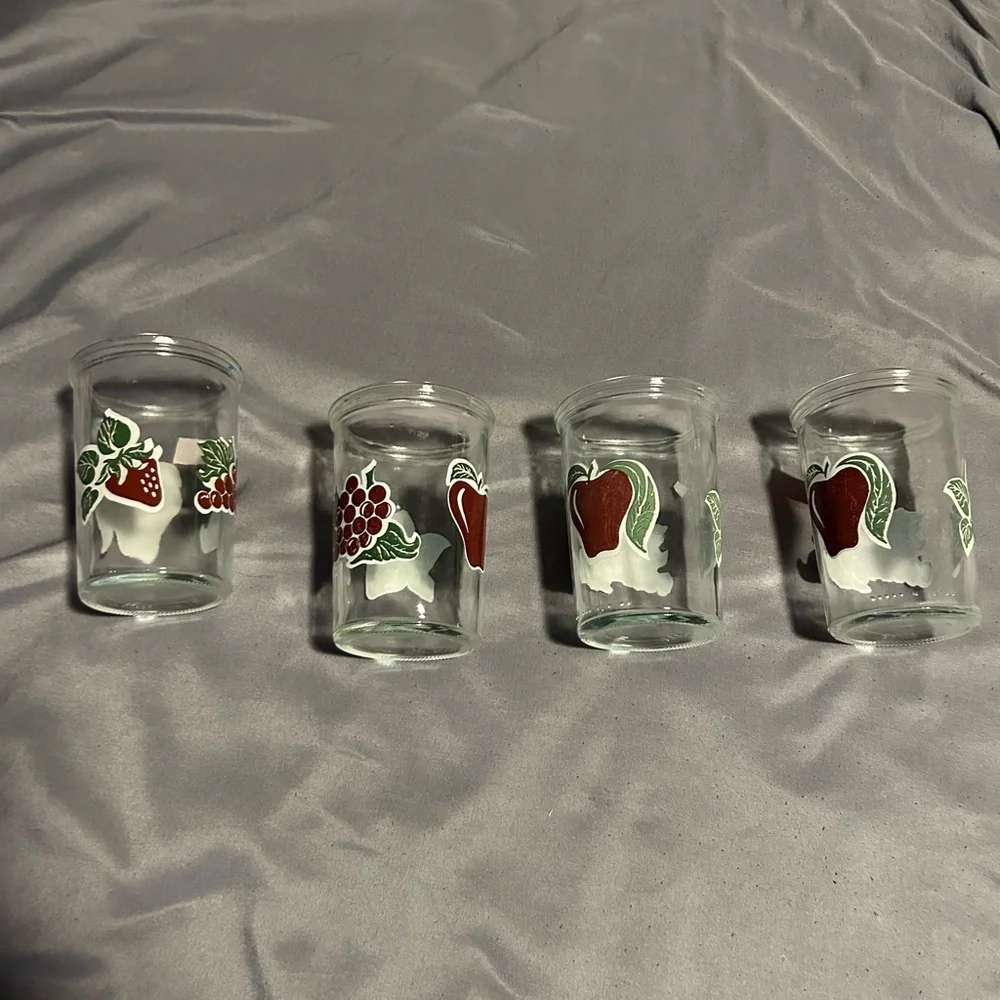 50%offw❤️ Bama vintage jelly glasses 4pc